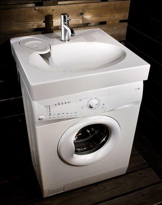 Waschbecken für eine Waschmaschine ist eine praktische Wahl