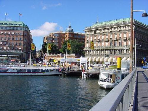 Erstaunliche und schöne Städte von Schweden